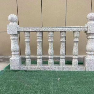 贵阳芝麻白阳台栏杆 花岗岩栏杆