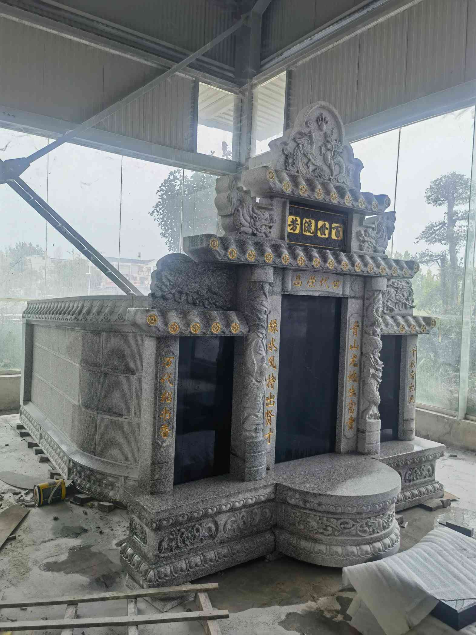 贵阳套墓 墓碑 围坟石 异形定制